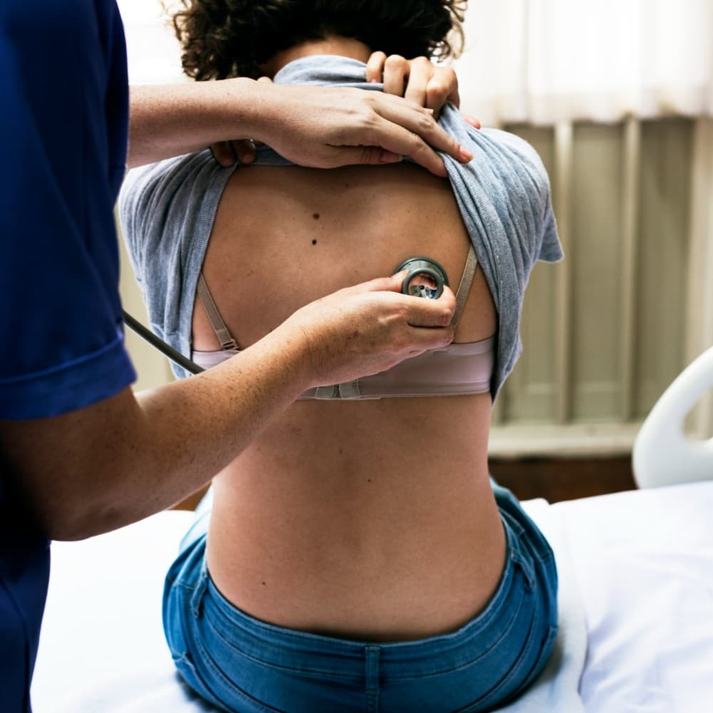 Chest physiotherapy techniques