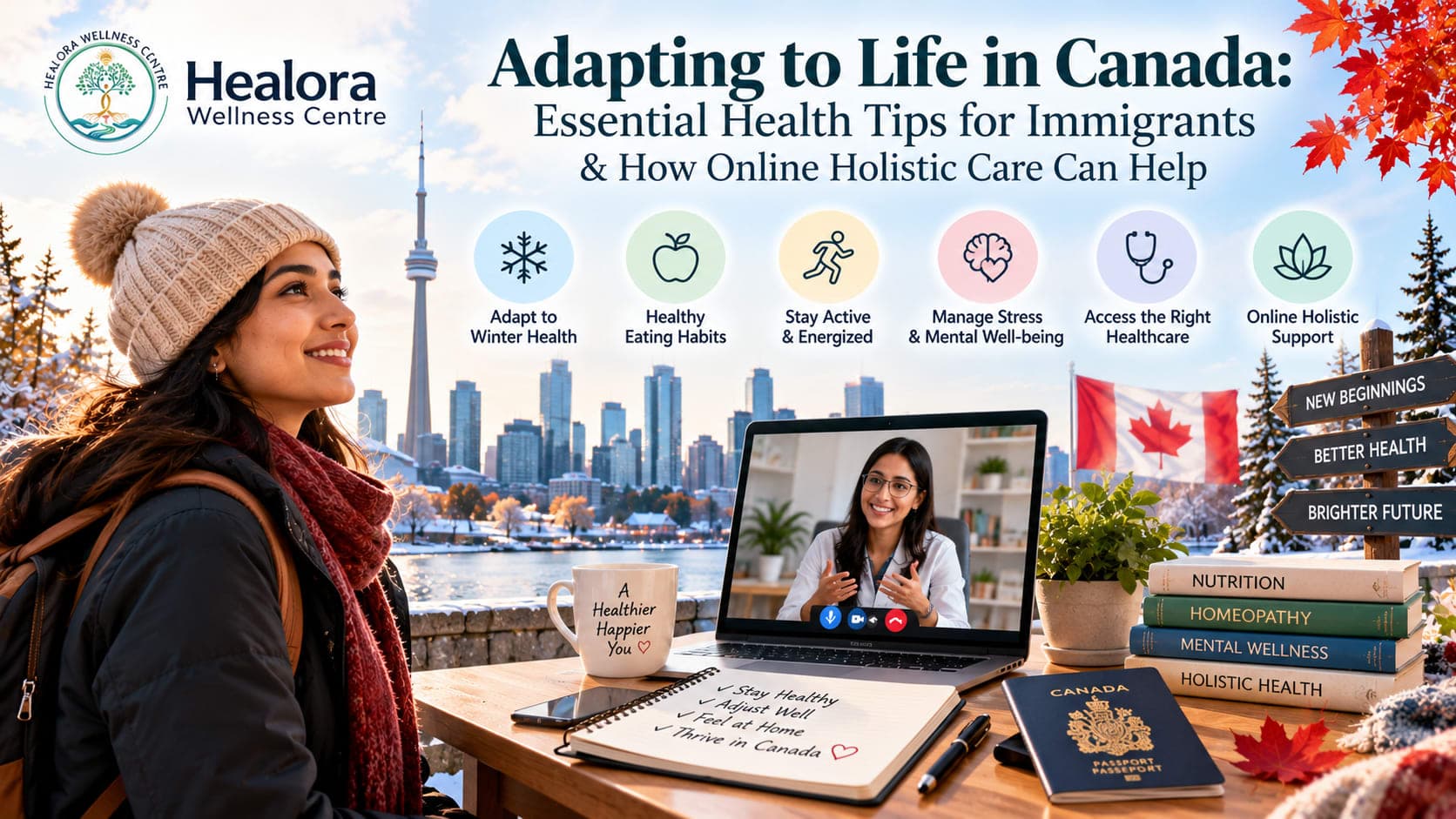 Adapting to Life in Canada: Essential Health Tips for Immigrants and How Online Holistic Care Can Help